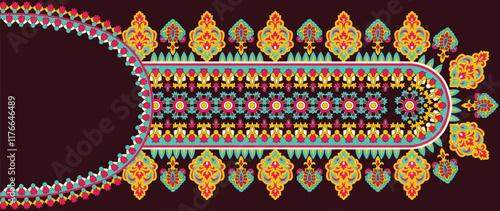 Modern interpretations of traditional embroidery patterns, suited for digital printing and artisanal projects.