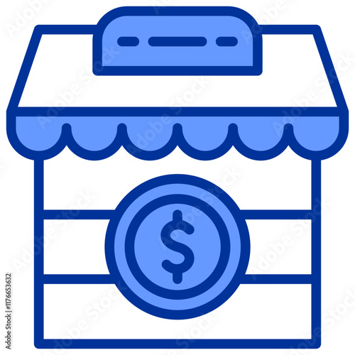 Merger And Acquisition Mixed BLue Icon