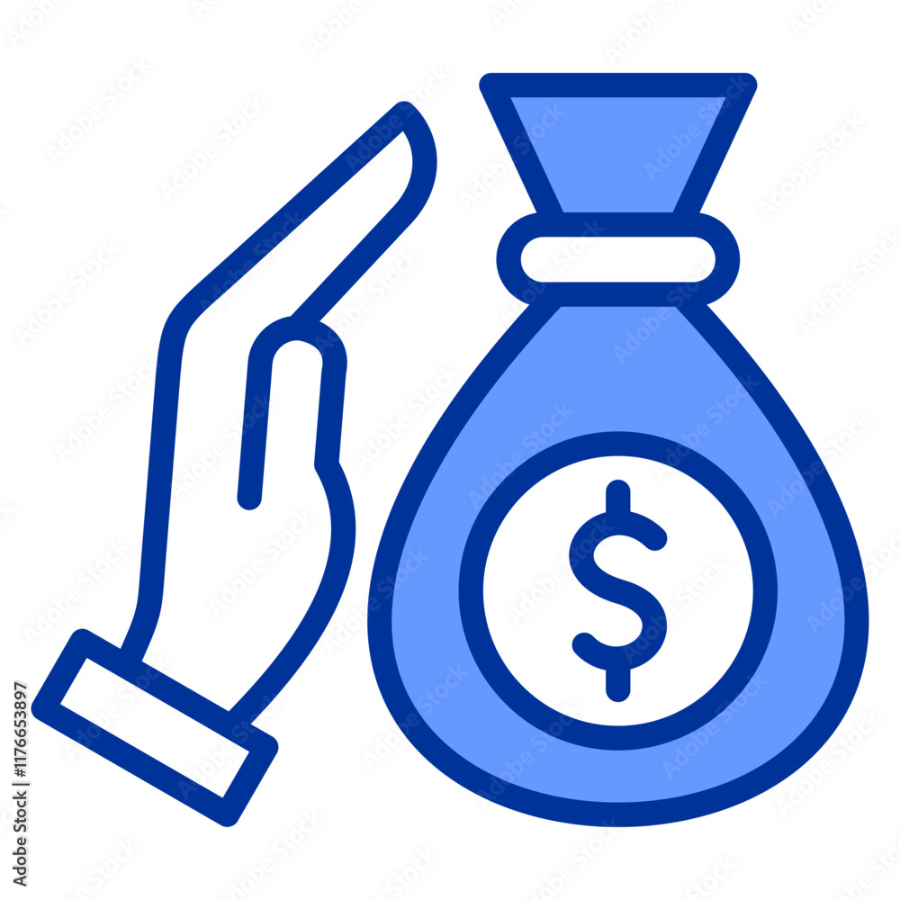 Merger And Acquisition Mixed BLue Icon Merger And Acquisition Mixed BLue Icon