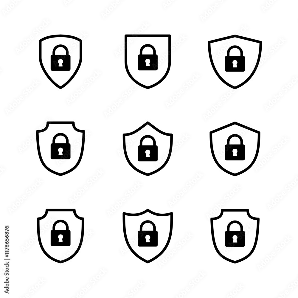 Security icon set. protection icon. privacy. vpn Security icon set. protection icon. privacy. vpn