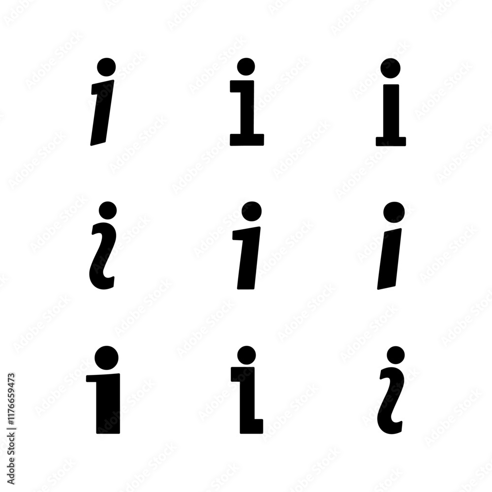 Info sign icon set. about us icon vector. Faq icon Info sign icon set. about us icon vector. Faq icon