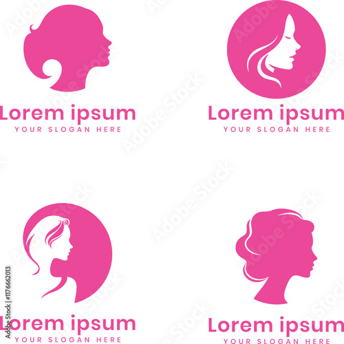 Women logo, icon design template photo