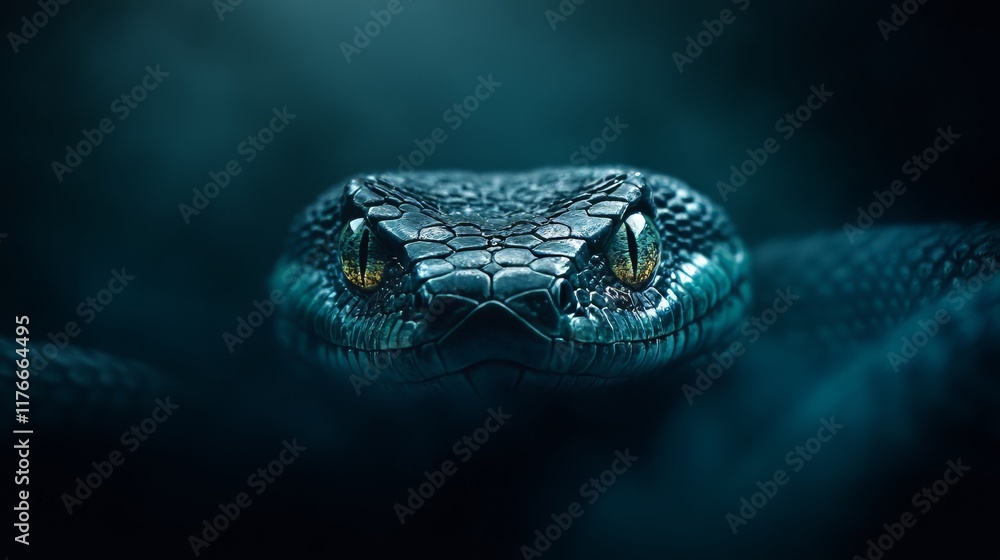 Fototapeta premium close up of a snake