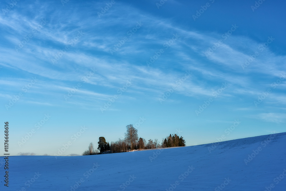 Landscape of rural Toten, Norway, in January 2025. Landscape of rural Toten, Norway, in January 2025.