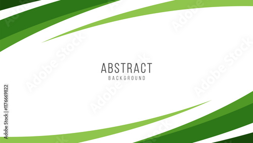 Abstract green frame background. Vector illustration