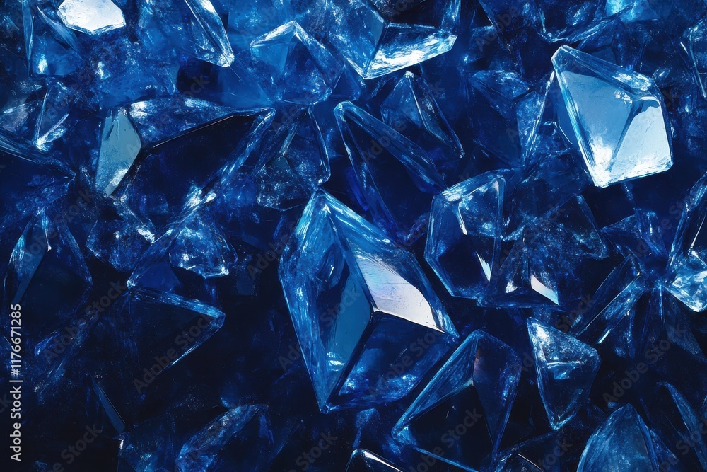Mesmerizing Reflective Crystals Floating in Darkness for Artistic and Design Applications Mesmerizing Reflective Crystals Floating in Darkness for Artistic and Design Applications