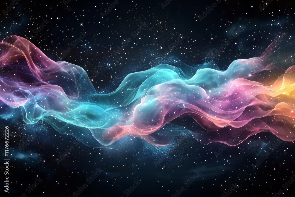 Fototapeta premium visualization of wave particle