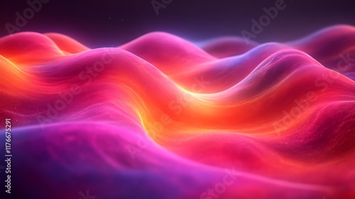 Wallpaper Mural Abstract Colorful Waves of Light and Energy Torontodigital.ca