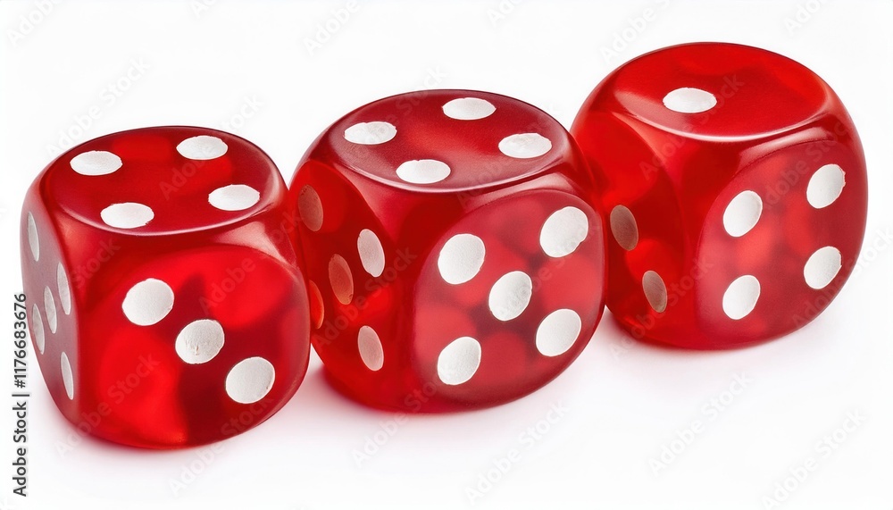Red Dice, Gambling, Casino, Chance - Bright colors Red Dice, Gambling, Casino, Chance - Bright colors