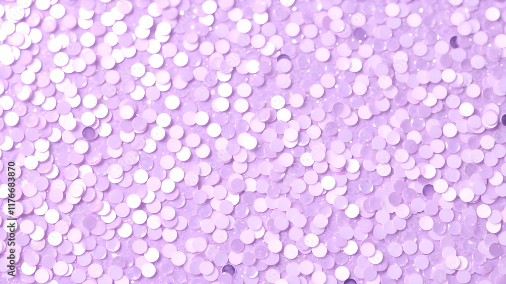 Pale purple shining sequins texture. Background of sparkling confetti Pale purple shining sequins texture. Background of sparkling confetti
