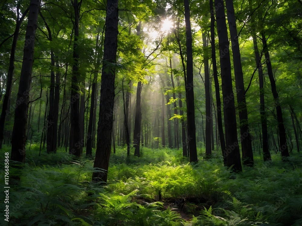 Fototapeta premium elegant forest background