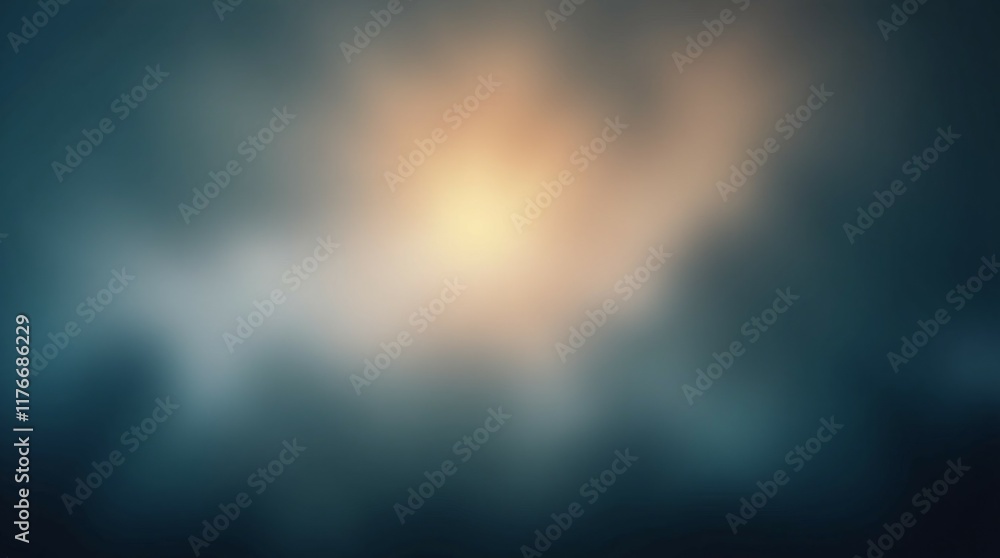Obraz premium Flickering Abstract Background With Subtle Soft Defocused Glow.