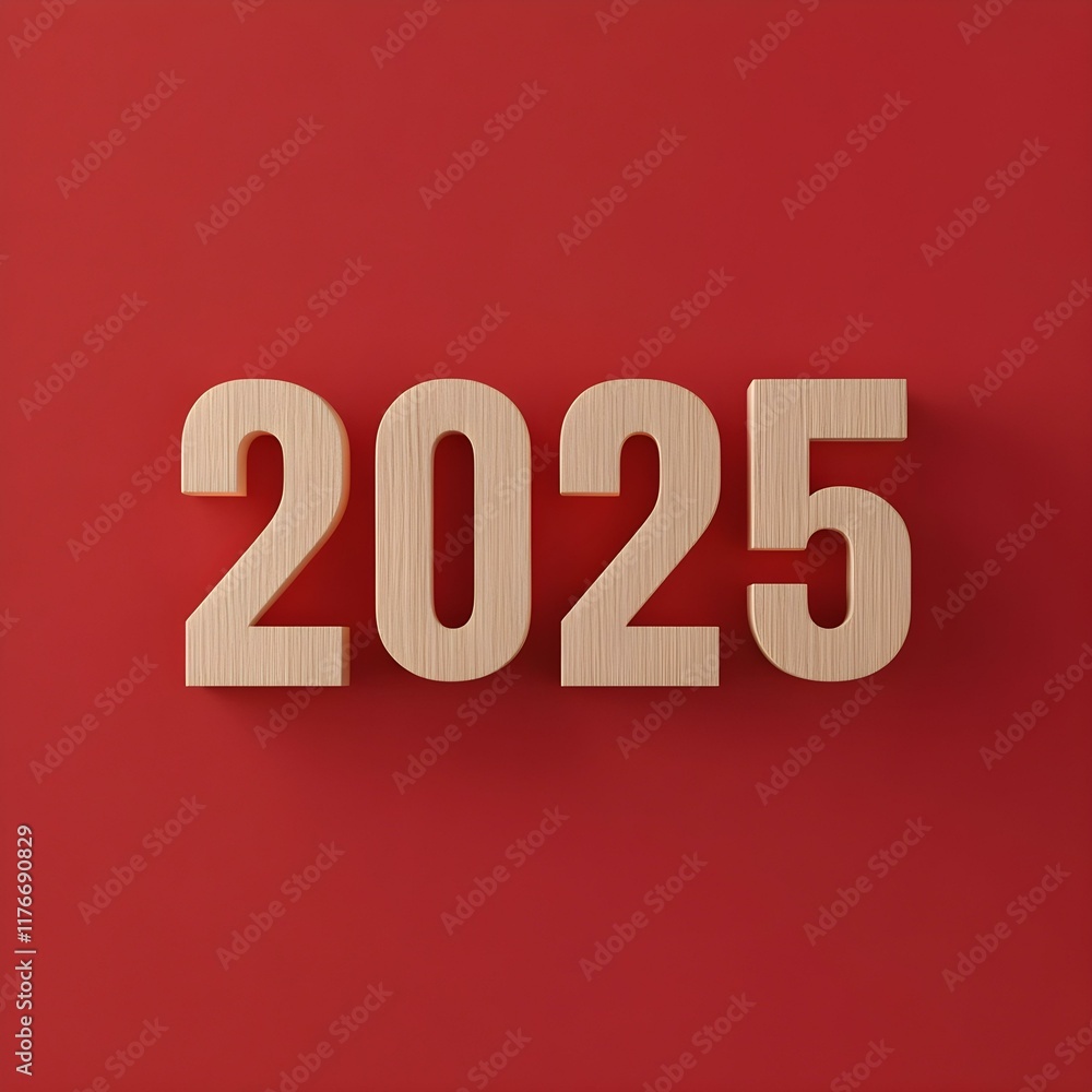Minimalist wooden block calendar for 2025, Wooden blocks 2025 - a symbol of new beginnings Minimalist wooden block calendar for 2025, Wooden blocks 2025 - a symbol of new beginnings