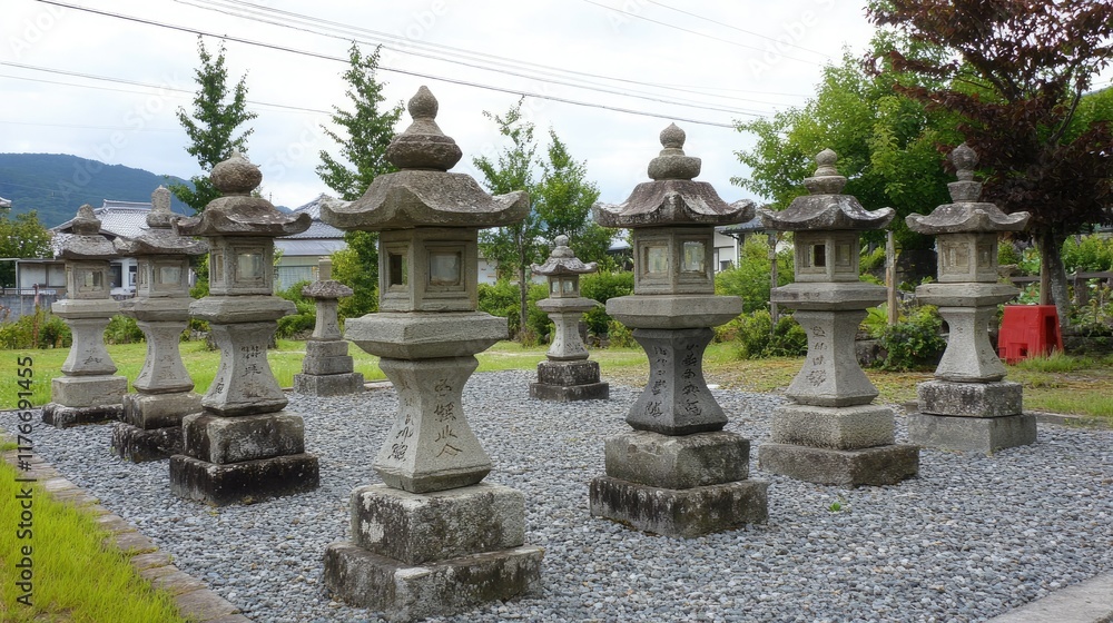 Stone Lanterns in Japanese Garden: Serenity and Tradition Stone Lanterns in Japanese Garden: Serenity and Tradition