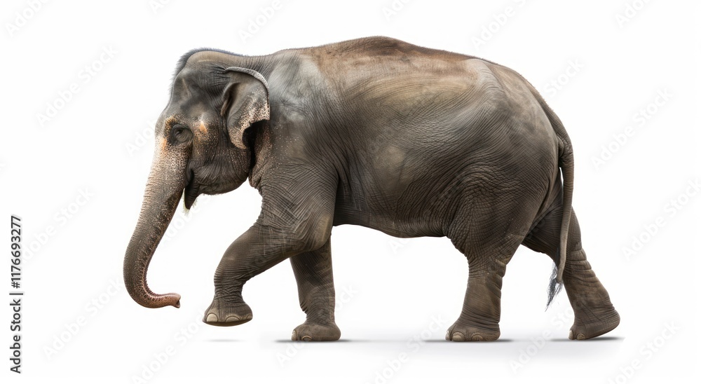 elephant isolated on white elephant isolated on white