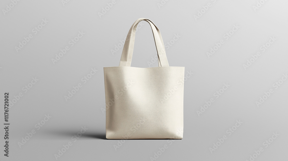 Photorealistic plain canvas tote bag mockup Photorealistic plain canvas tote bag mockup