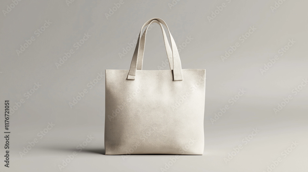 Photorealistic plain canvas tote bag mockup Photorealistic plain canvas tote bag mockup