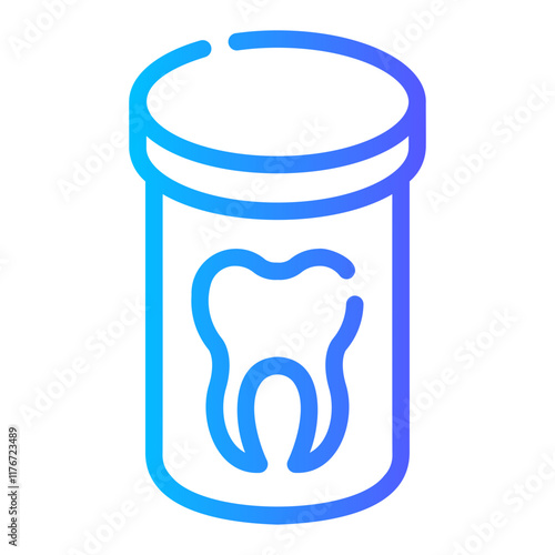 forceps Line Gradient Icon