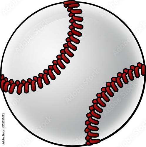 Baseball Ball Cartoon Sport...