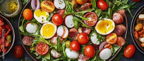 Classic French Nicoise salad photo