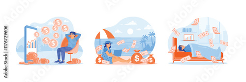 Freelancers work from anywhere and make money online.