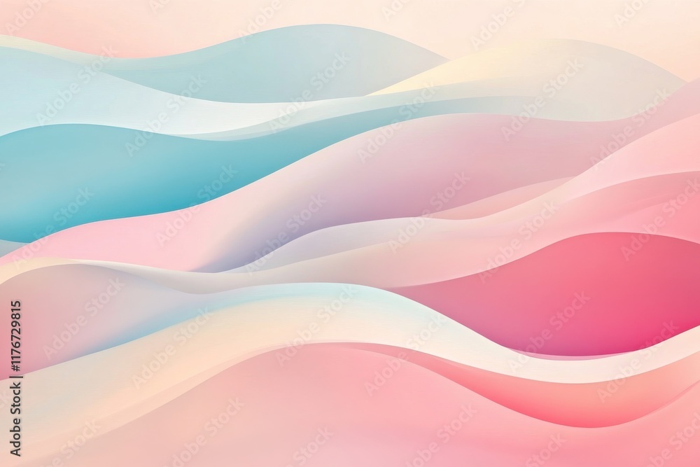Fototapeta premium Soft Pastel Gradient Background for Elegant Designs and Presentations