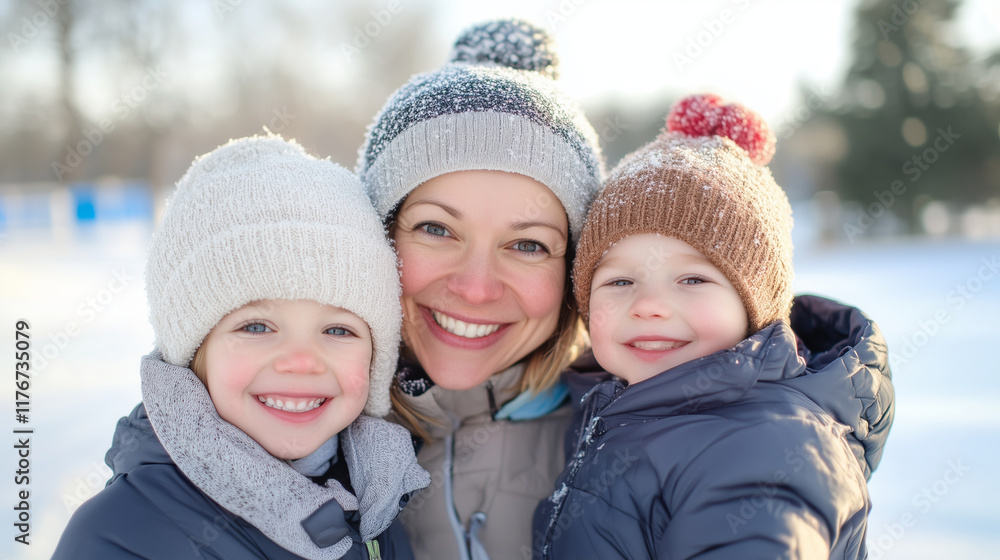 happy family in winter park happy family in winter park