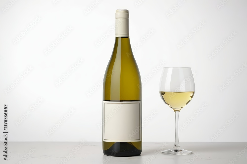 there is a bottle of wine and a glass of wine on a table there is a bottle of wine and a glass of wine on a table