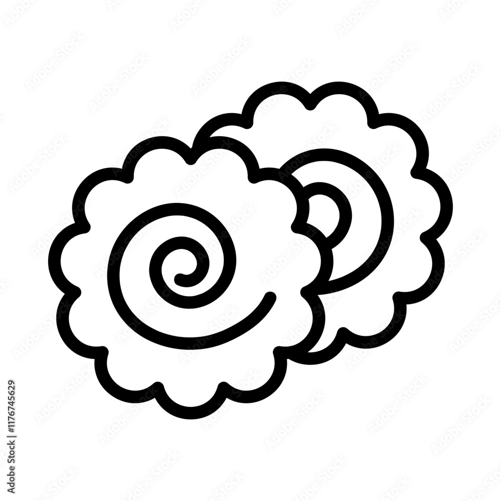 Narutomaki Food Icon, Simple Icon Vector Design, best used for presentation, application, web and banner Narutomaki Food Icon, Simple Icon Vector Design, best used for presentation, application, web and banner