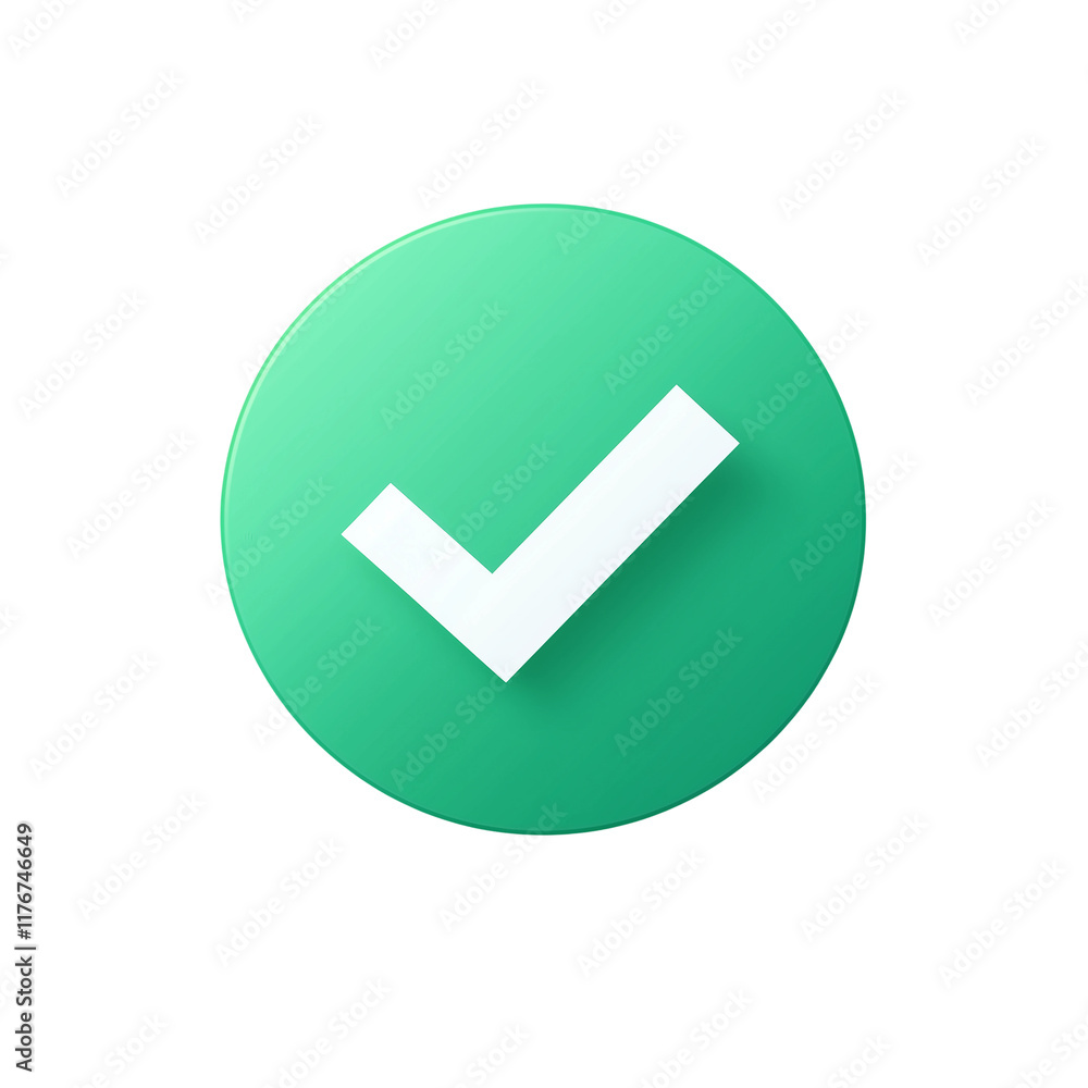 Icon for app with checkmark in green on white background,PNG,clipart,transparent,flat icon. Icon for app with checkmark in green on white background,PNG,clipart,transparent,flat icon.