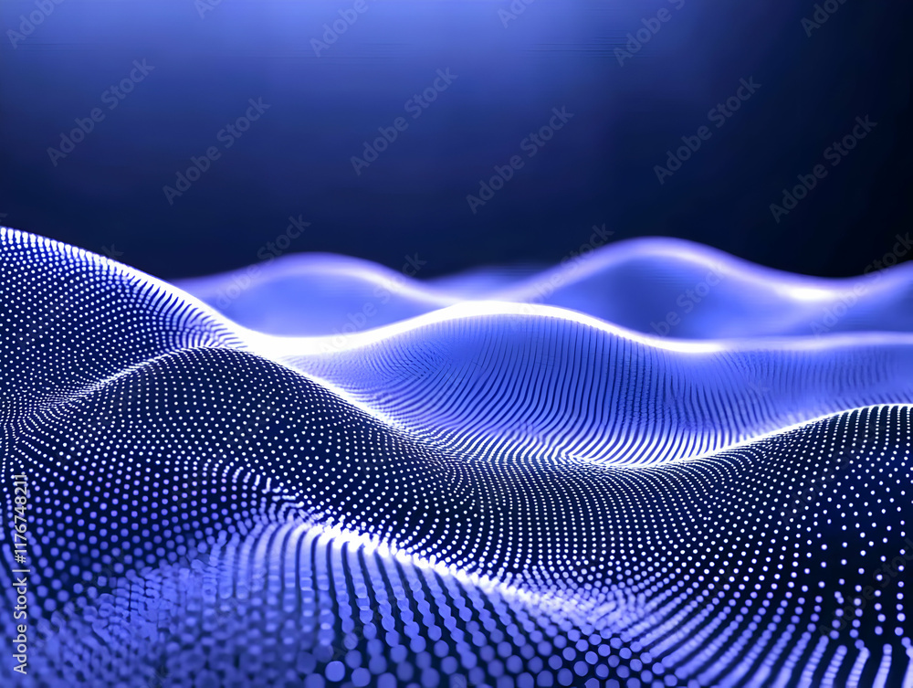 Abstract Blue 3D Background Abstract Blue 3D Background