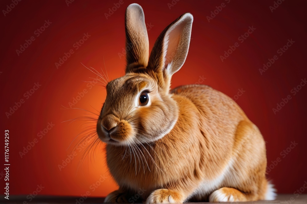 Obraz premium there is a rabbit that is sitting on a table