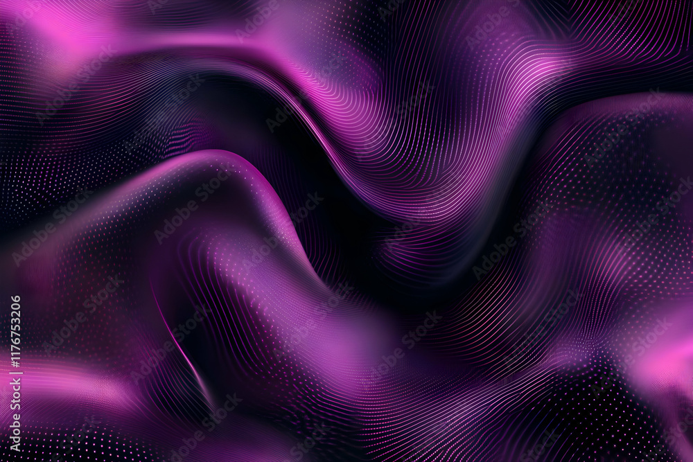 Abstract Purple Wave Background Illustration Abstract Purple Wave Background Illustration