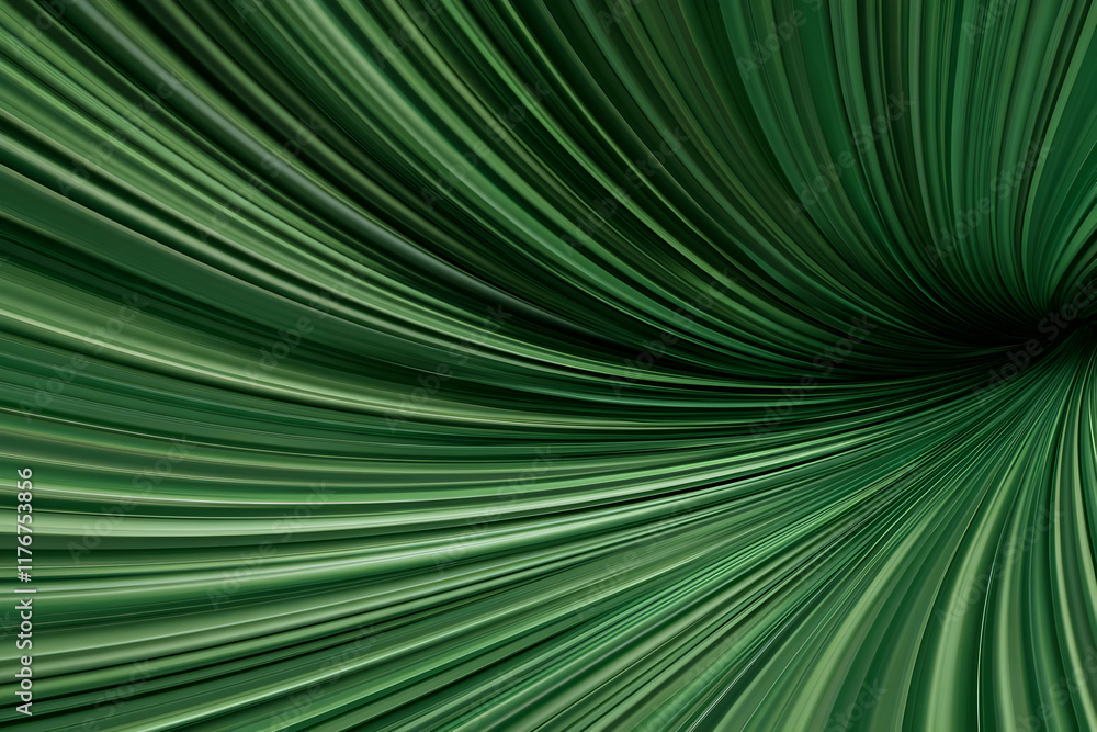 Abstract 3D Green Swirl Background Abstract 3D Green Swirl Background