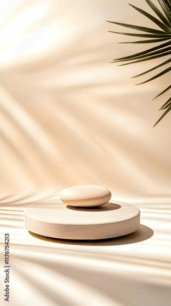 Beige Abstract Background 3D Render Beige Abstract Background 3D Render