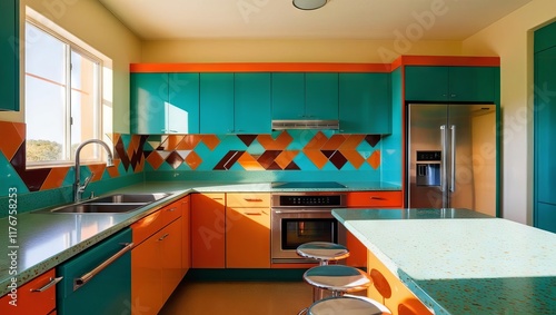 modern kitchen interior