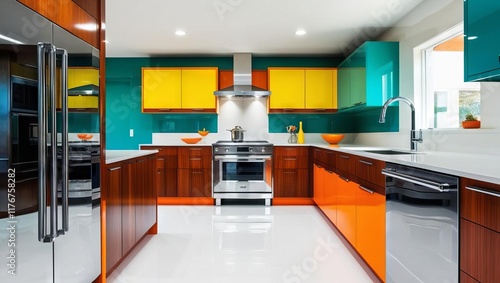 modern kitchen interior