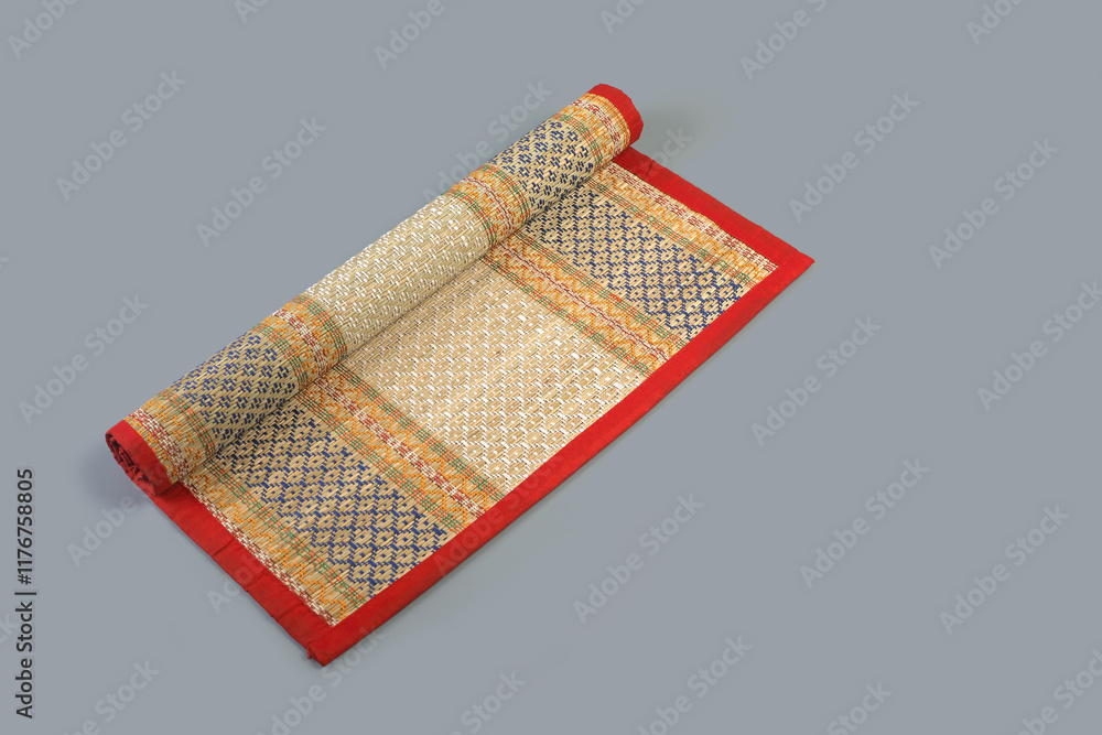 Indian Traditional Chatai Mat or Korai Grass Mat Indian Traditional Chatai Mat or Korai Grass Mat