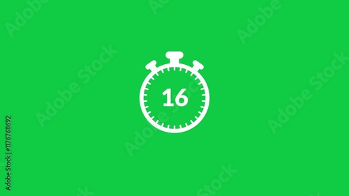 Simple animation of stopwatch with 30 timer
