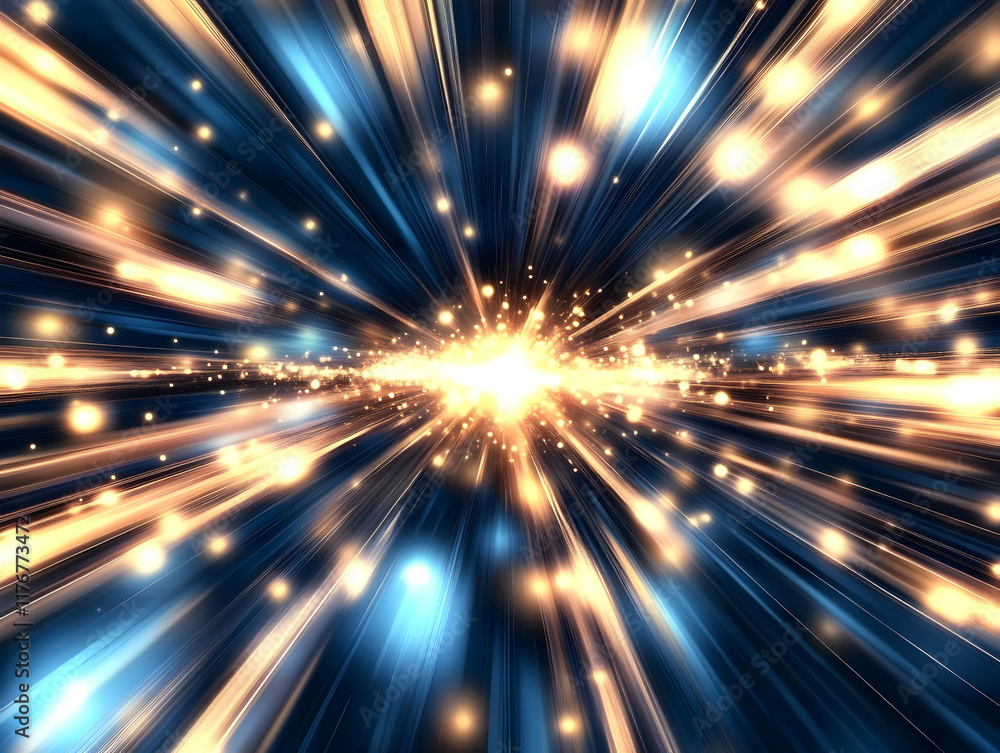 Naklejka premium Abstract Burst Background Image