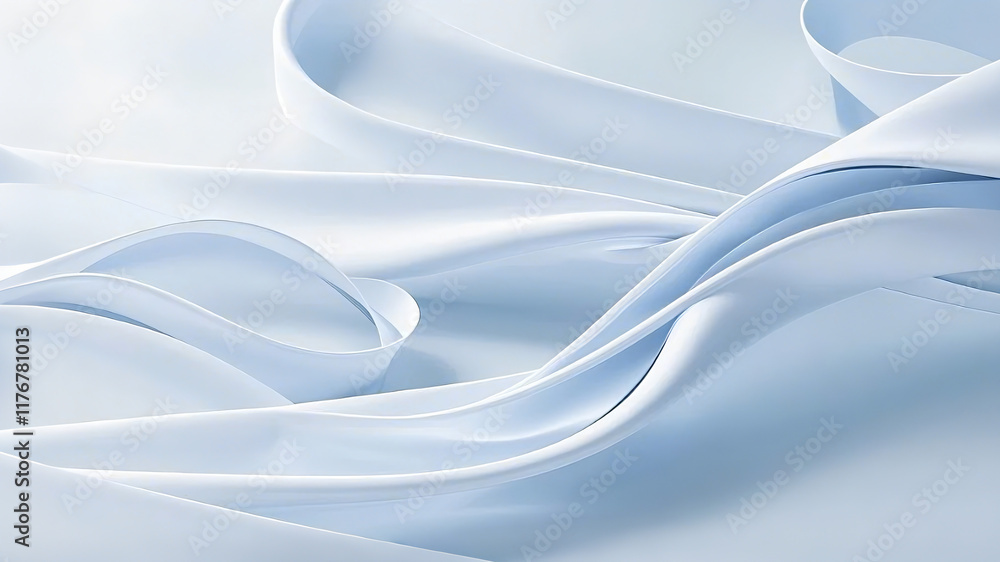 Obraz premium white silk background