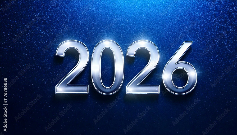 2026 shining on a deep blue canvas. 2026 shining on a deep blue canvas.