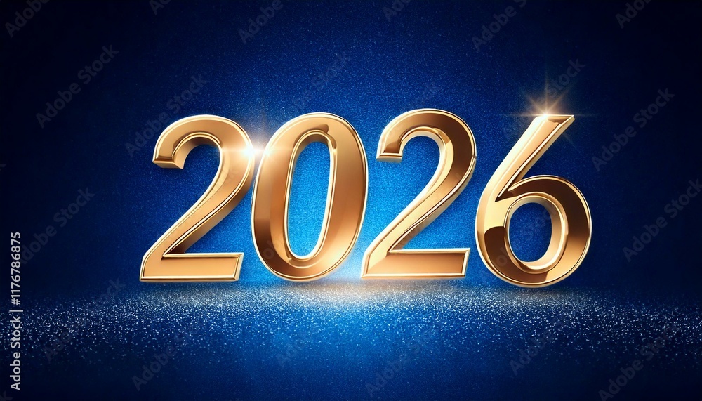 2026 shining on a deep blue canvas. 2026 shining on a deep blue canvas.