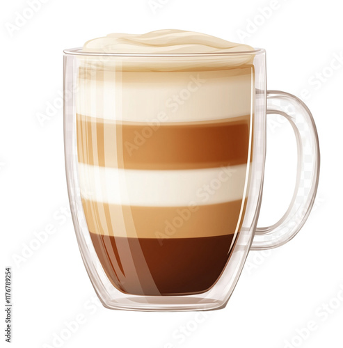 More Layers of Latte Macchiato: A Perfectly Blended Coffee Experience photo