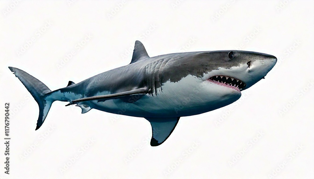 Naklejka premium great white shark Carcharodon carcharias