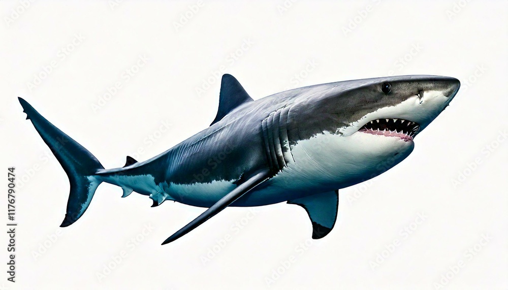Fototapeta premium great white shark Carcharodon carcharias