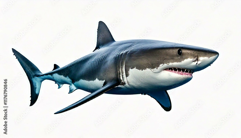 Naklejka premium great white shark Carcharodon carcharias