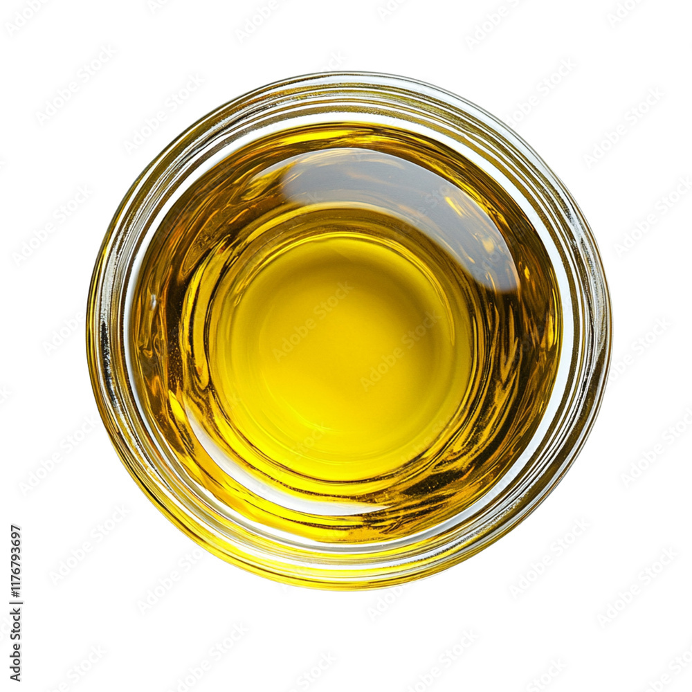 Oil in a Glass Bowl: A Simple and Elegant Culinary Essential Oil in a Glass Bowl: A Simple and Elegant Culinary Essential