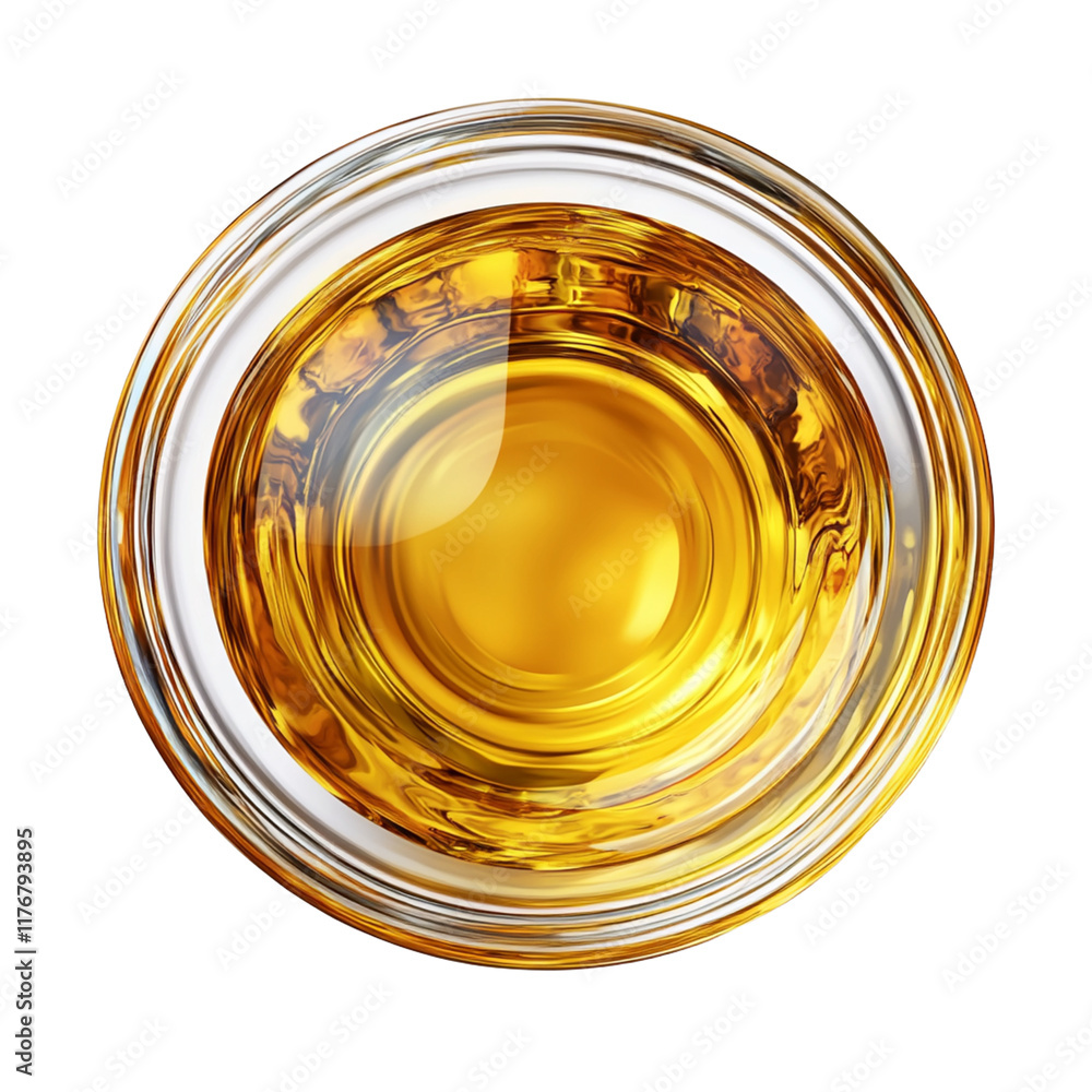 Oil in a Glass Bowl: A Simple and Elegant Culinary Essential Oil in a Glass Bowl: A Simple and Elegant Culinary Essential
