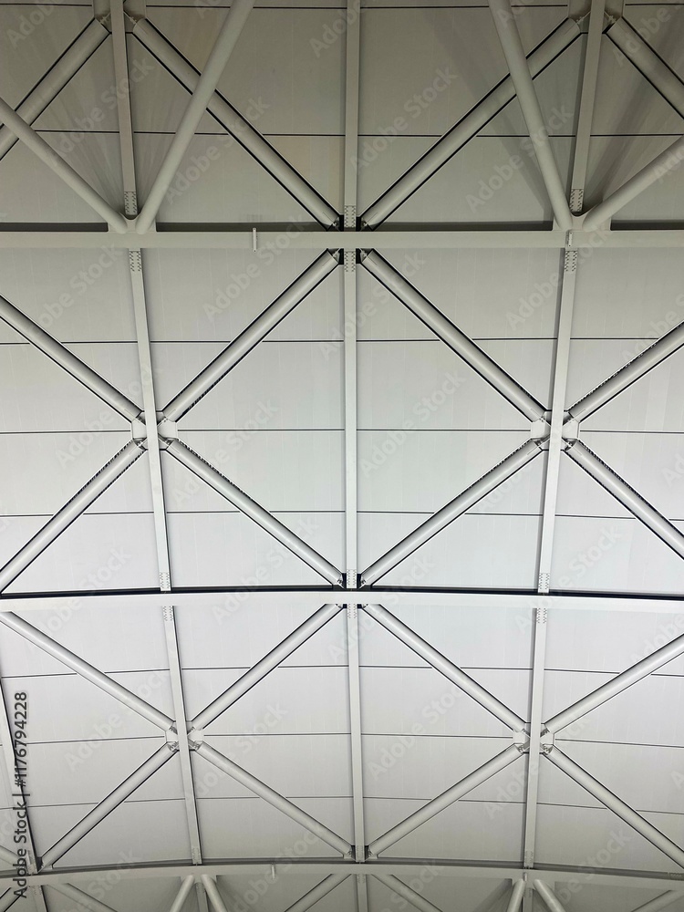 Close up of the pattern of a roof Close up of the pattern of a roof